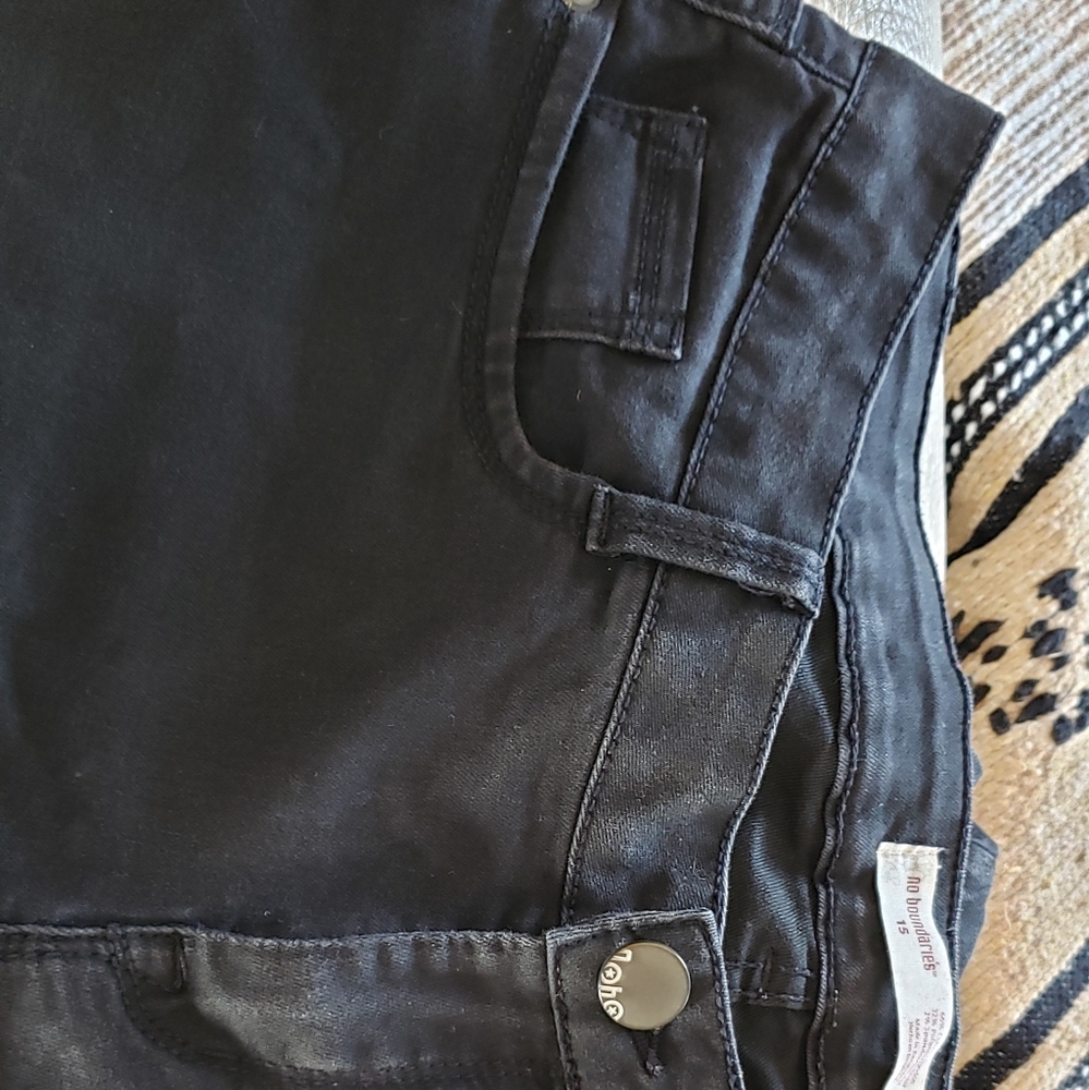 Black Skinny Jeans Fits sz 12-14 - Picture 1 of 1